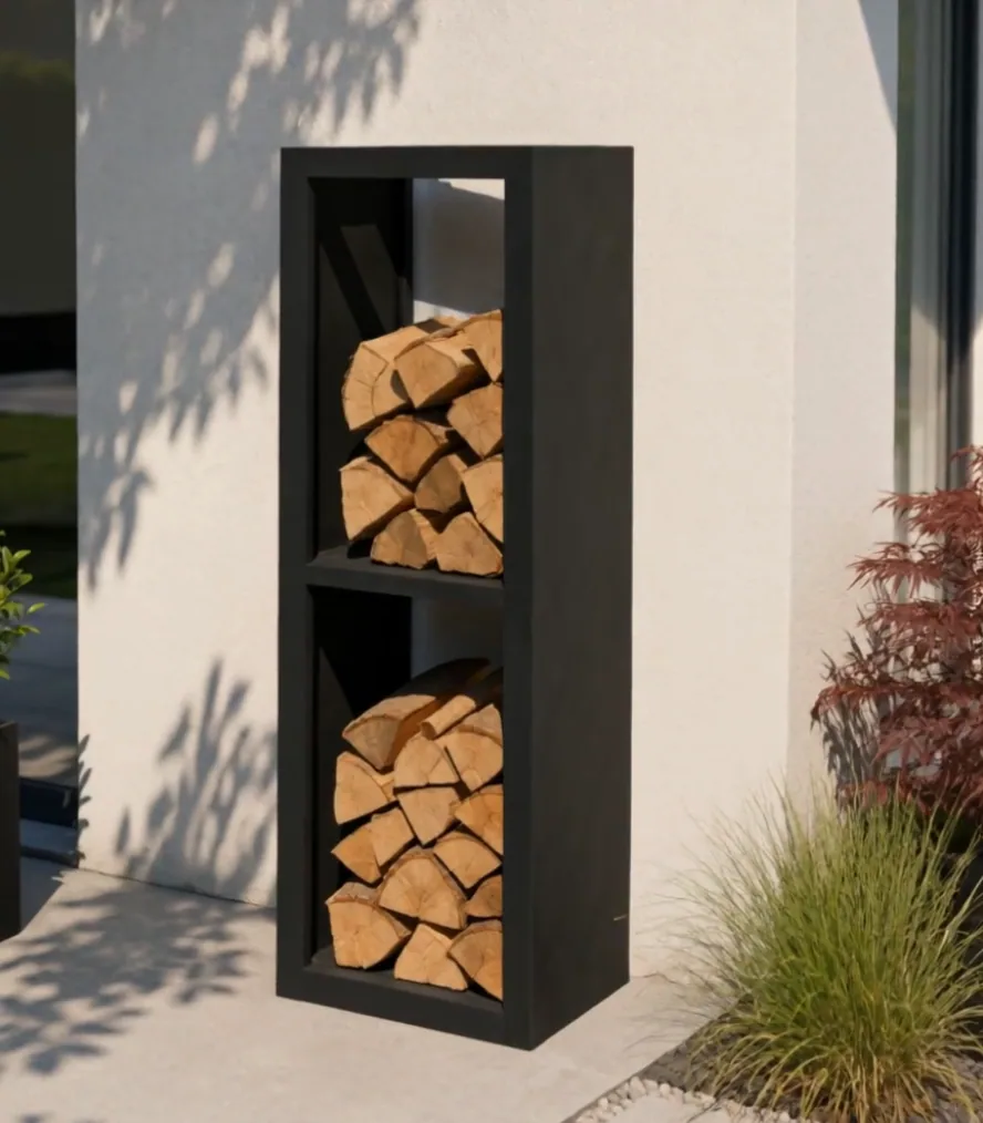 Vertical 2-tier aluminium - détail