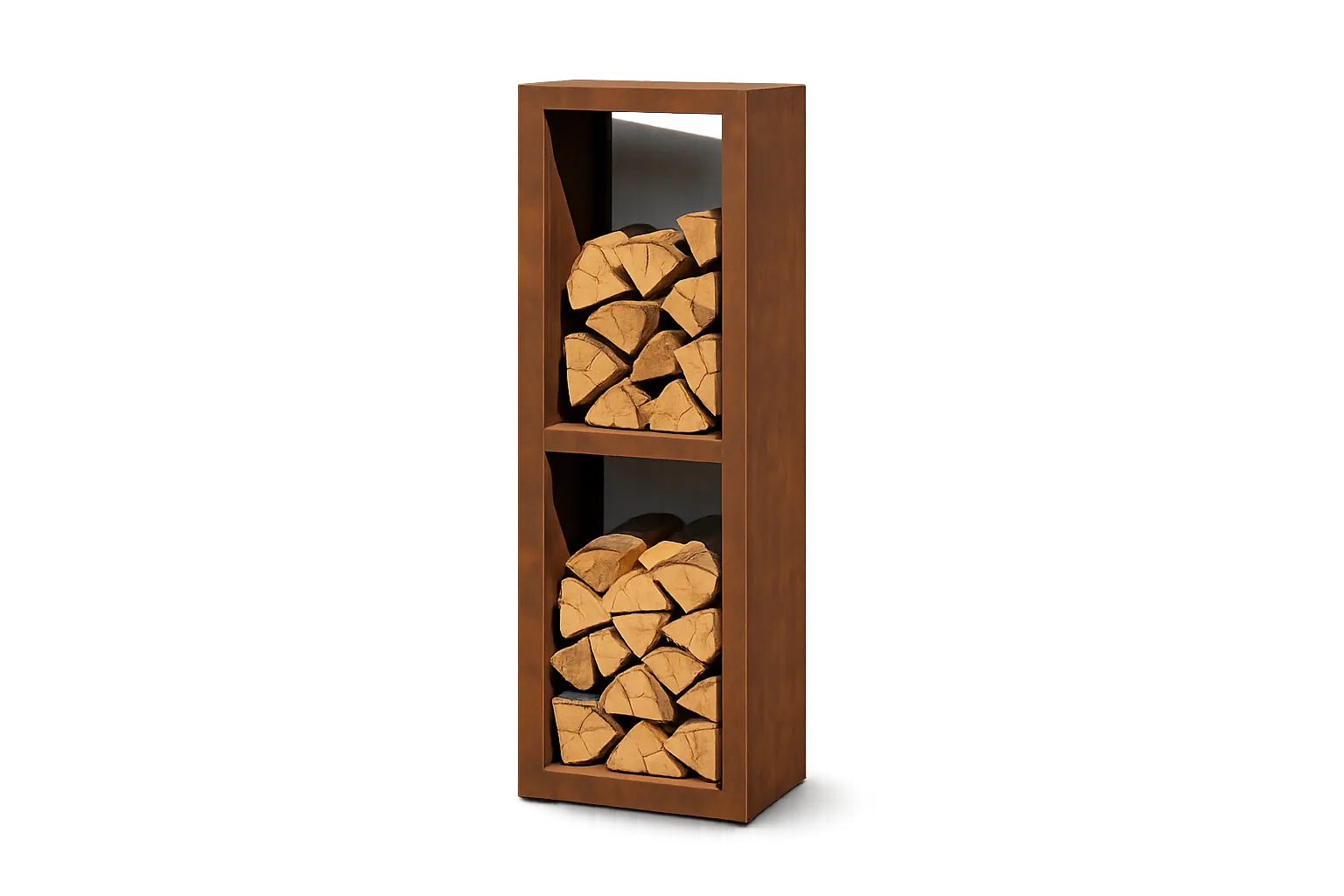 Vertical 2-tier Corten steel