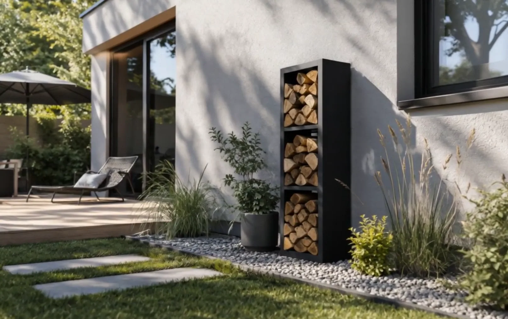 Vertical 3-tier aluminium - environnement