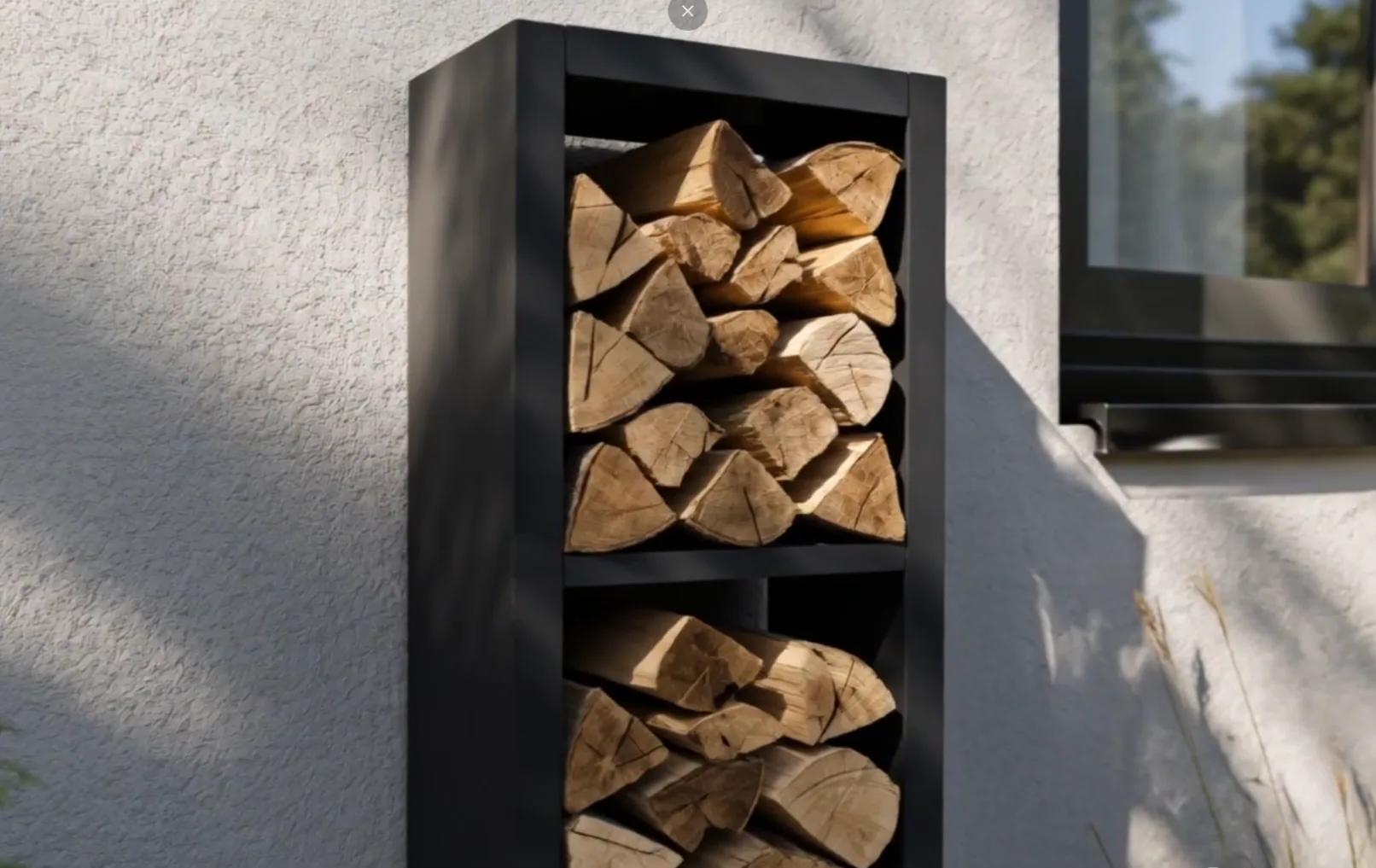Vertical 3-tier aluminium - mise en situation