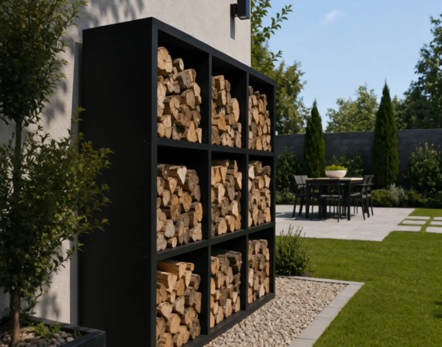 9-compartment aluminium - détail