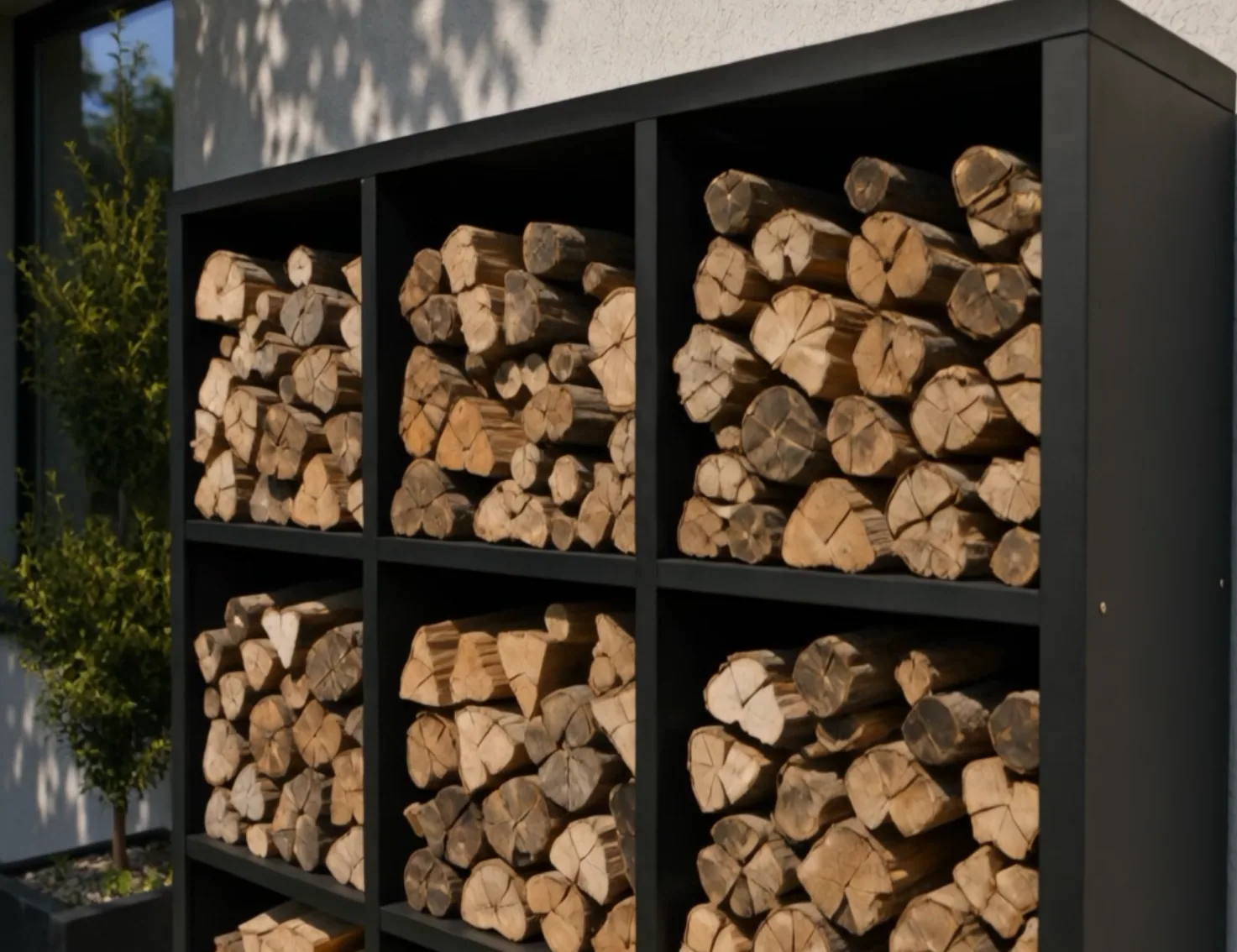 9-compartment aluminium - perspective