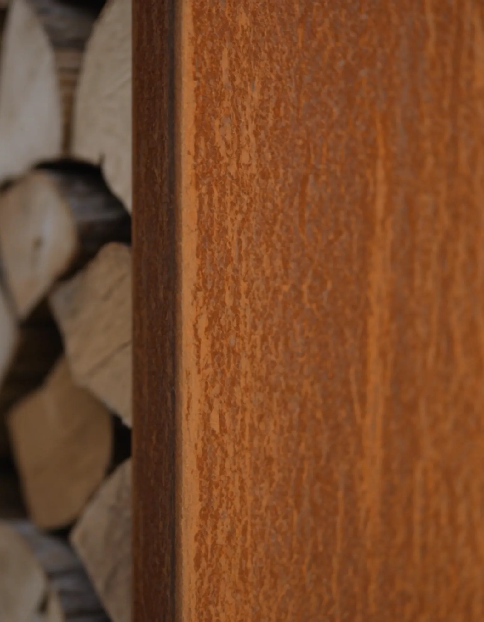 Corten steel framed - environnement