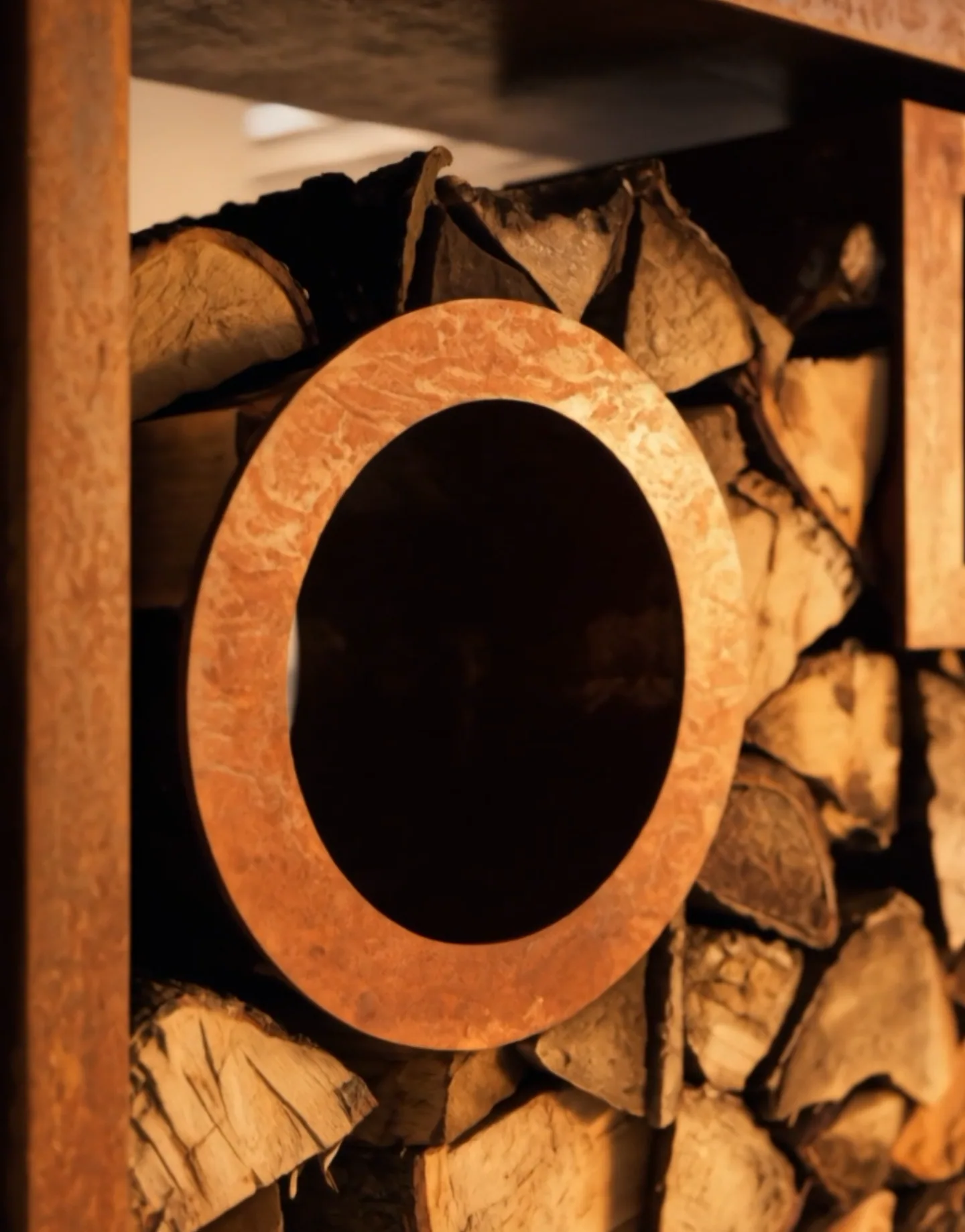 Circulu round Corten window - détail