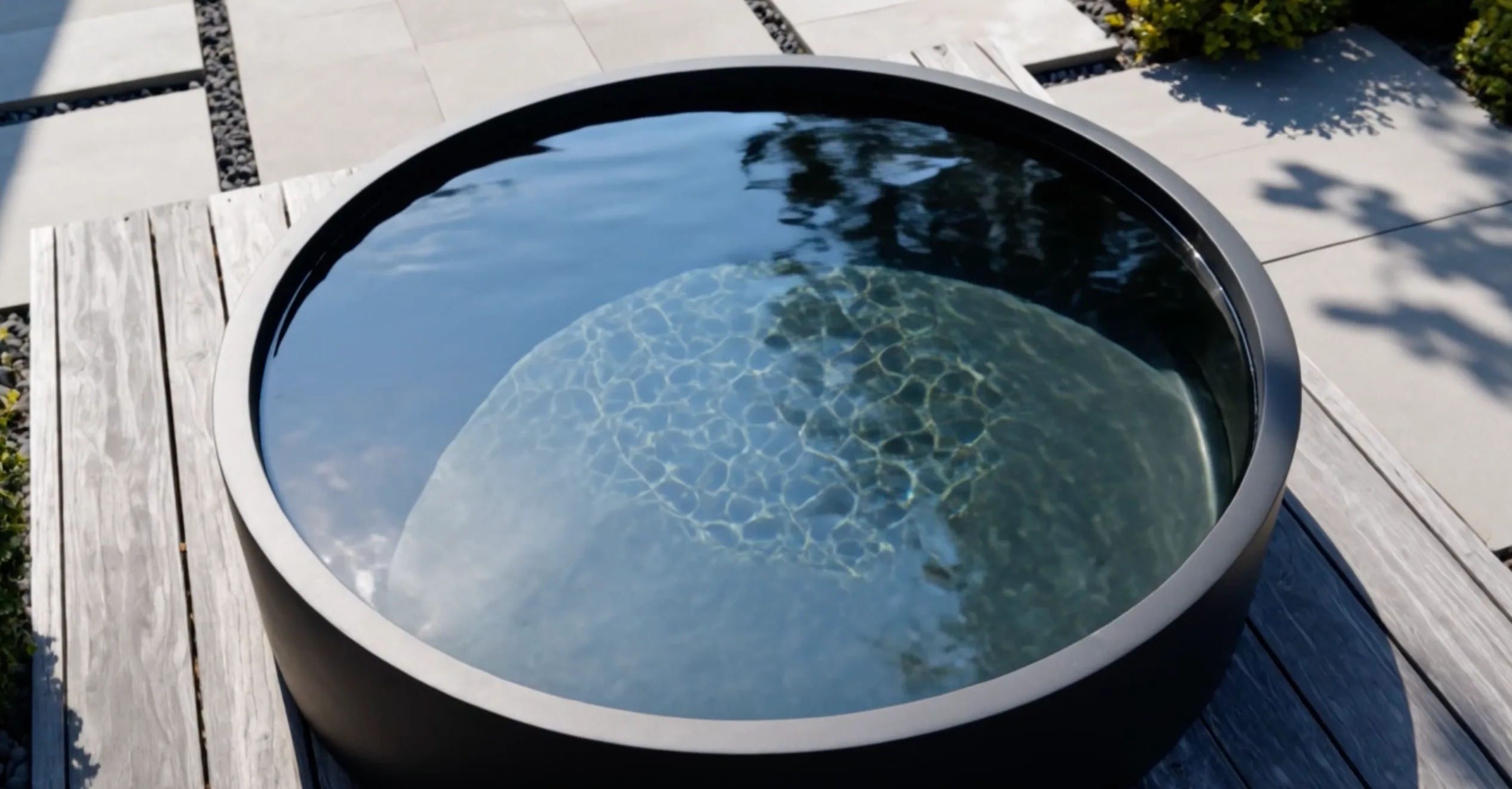 Round water basin - détail final